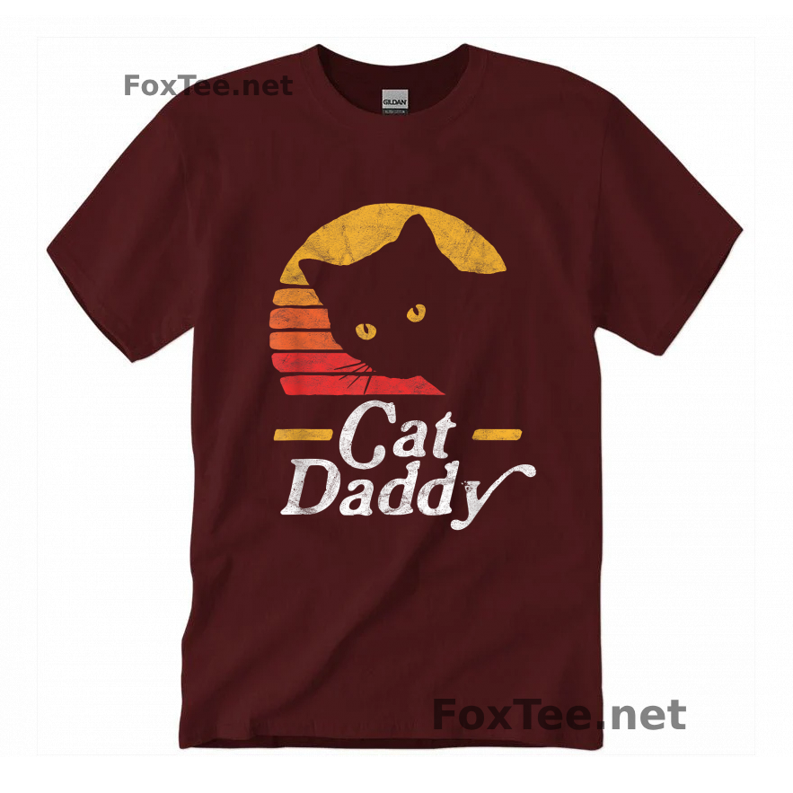 Thumb Cat Daddy Vintage T-Shirt - Maroon