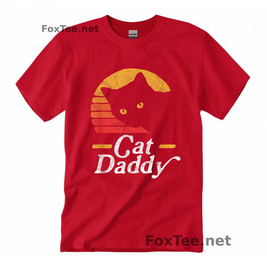 Thumb Cat Daddy Vintage T-Shirt - Red