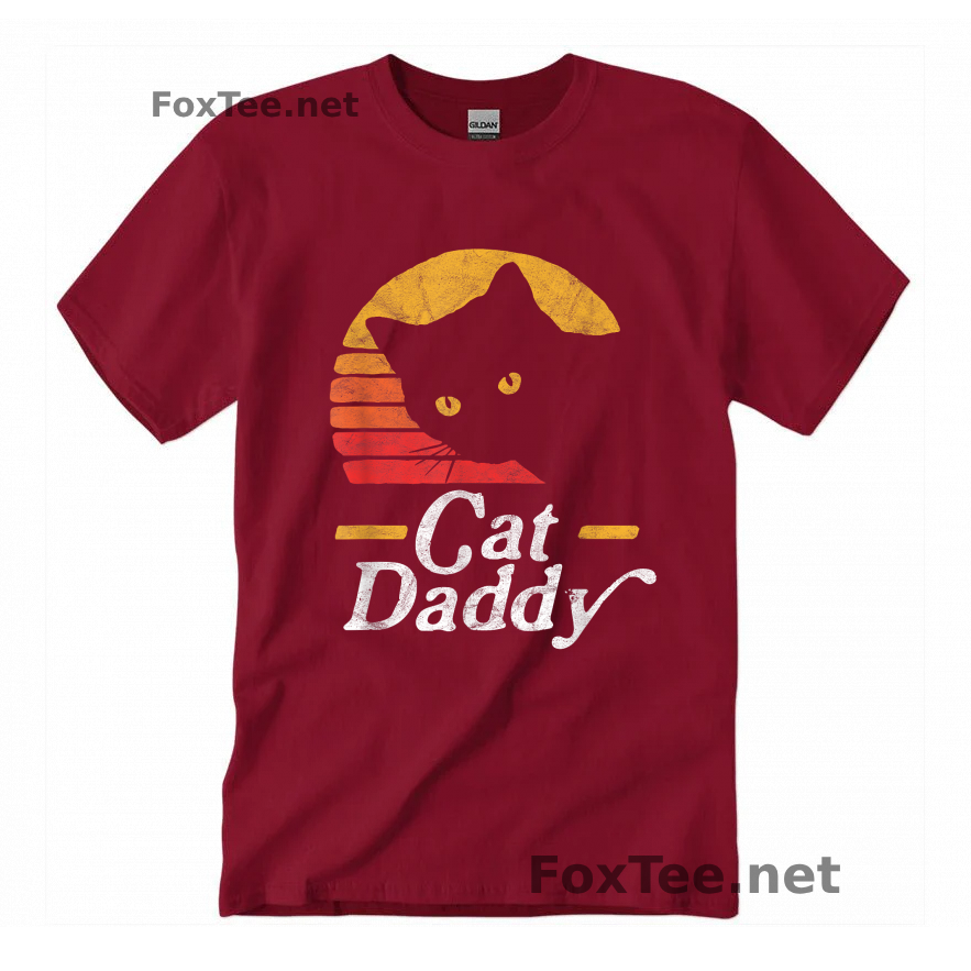 Thumb Cat Daddy Vintage T-Shirt - Cardinal Red