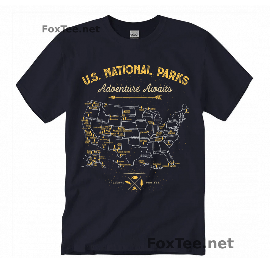 Thumb US National Parks T-Shirt - Navy