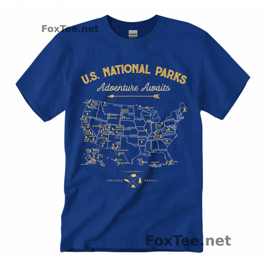 Thumb US National Parks T-Shirt - Royal