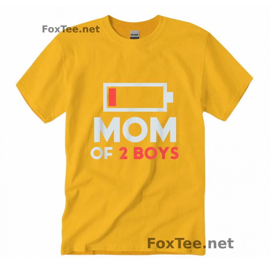 Thumb Mom of 2 Boys Shirt - Daisy