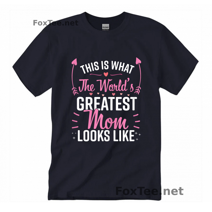 Thumb Best Mom Best Mother T-Shirt - Navy