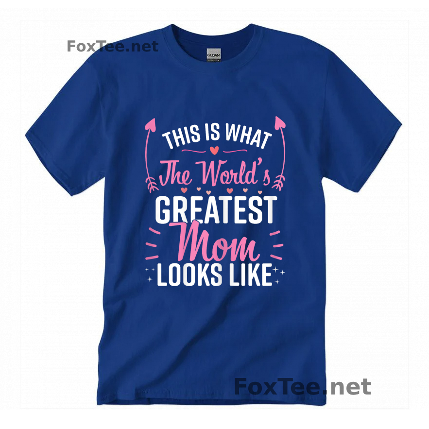 Thumb Best Mom Best Mother T-Shirt - Royal