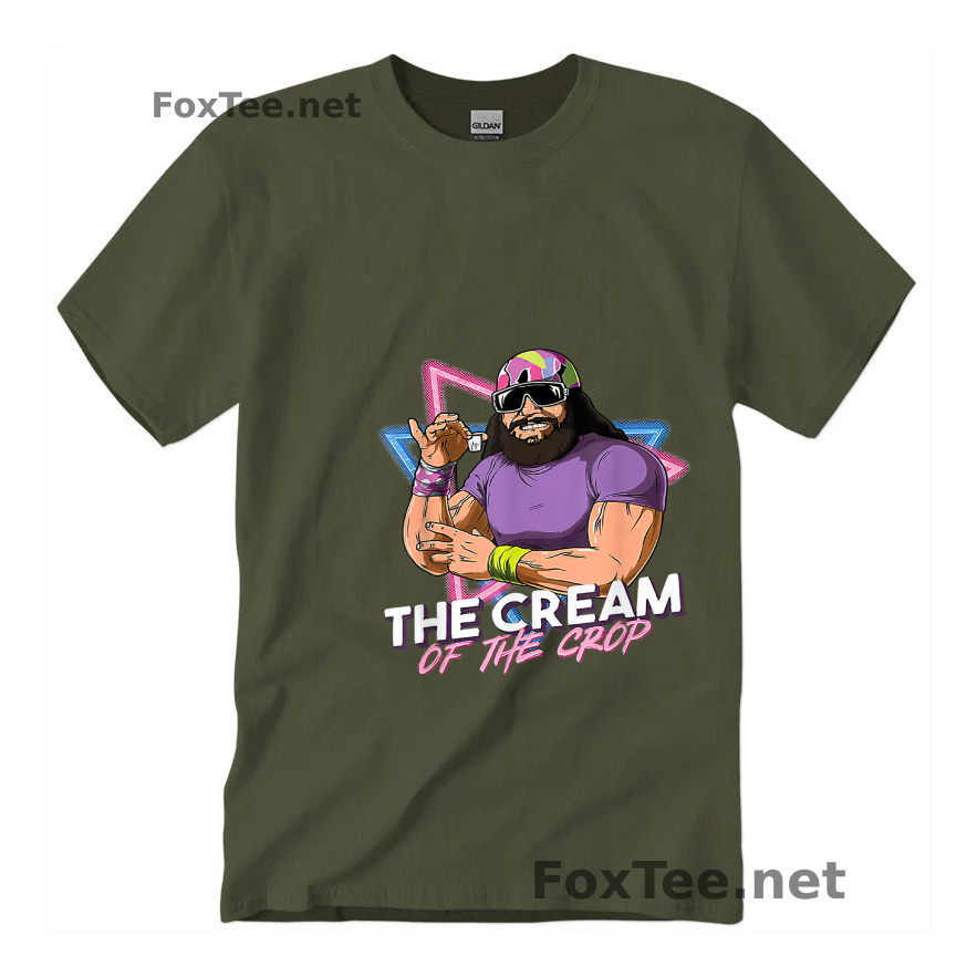 Thumb The Cream of The Crop, Funny Wrestling Ugly Xmas Christmas T-Shirt - Military Green