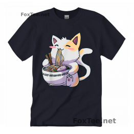 Ramen Cat Kawaii Neko Shirt